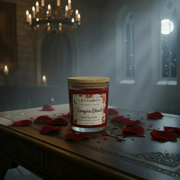 Vampire Blood Scented Soy Blend Candle