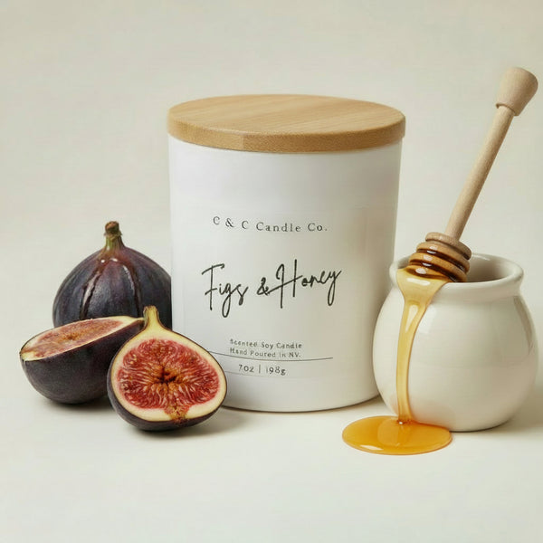 Figs & Honey Scented Soy Candle