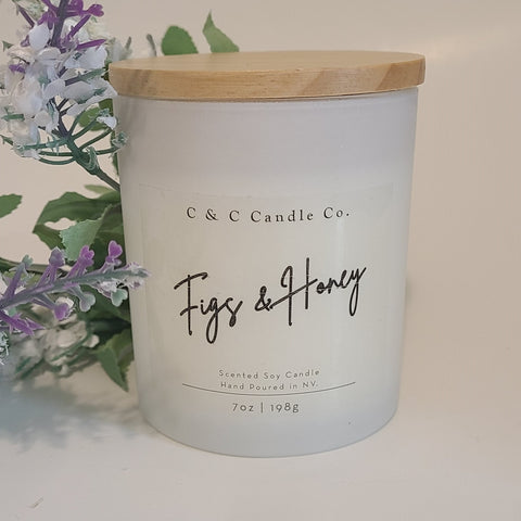 Figs & Honey Scented Soy Candle