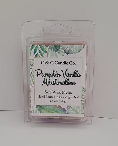 Pumpkin Vanilla Marshmallow Soy wax Melt